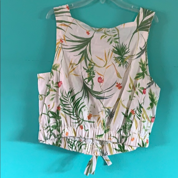 A Loves A Floral Print Tie Waist Square Medium - Picture 5 of 6